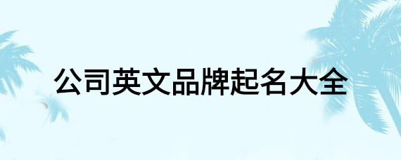 语言学界及企业界有必要认知品牌命名国际化命名原则策略